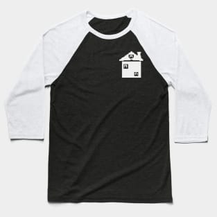 Pixel art house Baseball T-Shirt